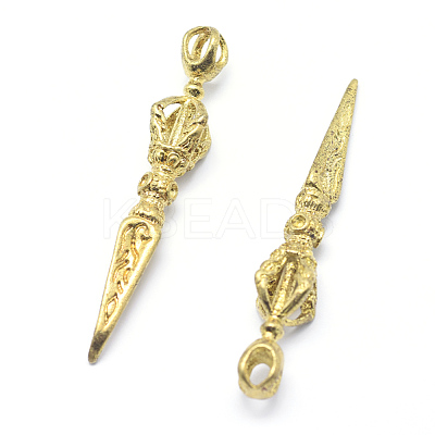 Brass Pendants KK-G319-55C-RS-1