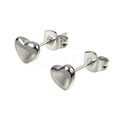 304 Stainless Steel Stud Earrings for Women LS-EJEW-G459-01C-P-1