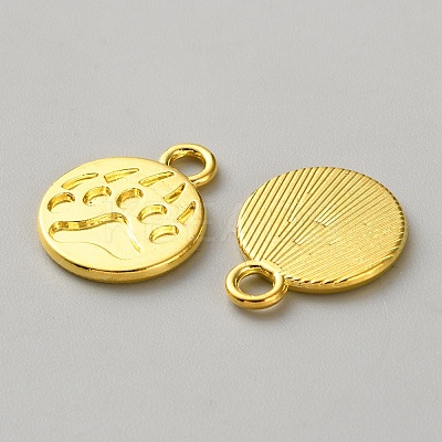 Tibetan Style Alloy Pendants PALLOY-WH0048-03G-1