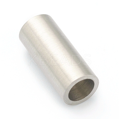 Tarnish Resistant 304 Stainless Steel Magnetic Clasps with Glue-in Ends STAS-B017-01C-P-1