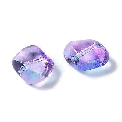 Baking Paint Glass Beads GLAA-S202-12D-1