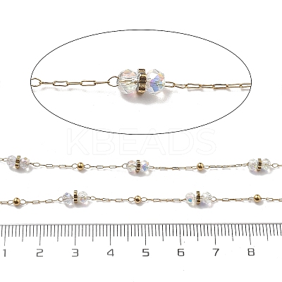 304 Stainless Steel Paperclip Chains CHS-P021-01G-08-1