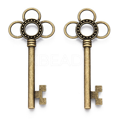 Tibetan Style Alloy Big Pendants PALLOY-TAC0009-23AB-1