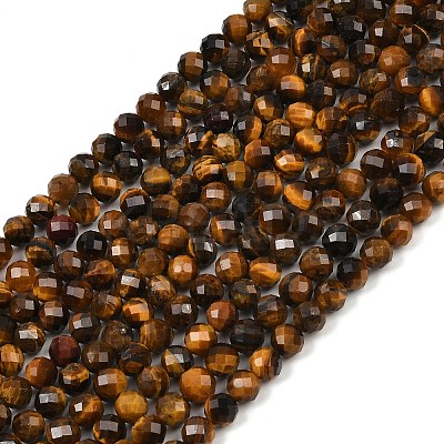Natural Tiger Eye Beads Strands G-G281-B05-6mm-1