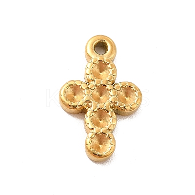 Ion Plating(IP) 304 Stainless Steel Pendant Rhinestone Settings STAS-F282-09G-1