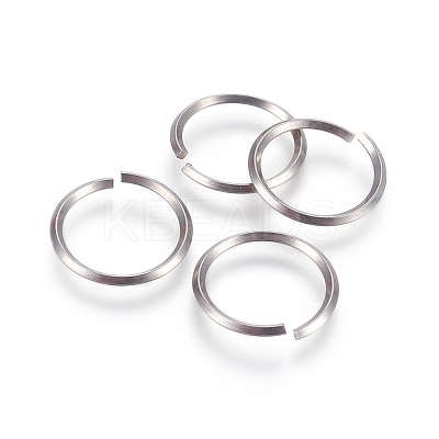 Tarnish Resistant 304 Stainless Steel Saw Cut Open Jump Rings STAS-P212-23P-01-1