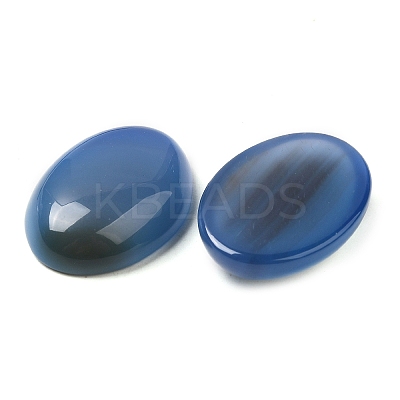 Natural Agate Cabochons X-G-K021-25x18mm-04-AB-1