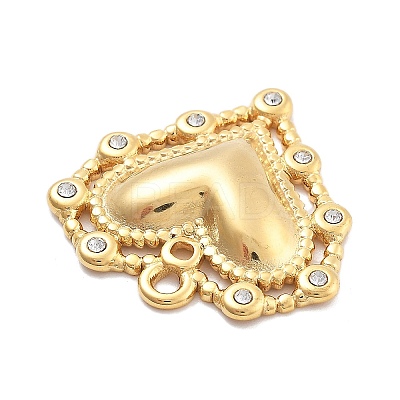 304 Stainless Steel Rhinestone Pendants STAS-R155-035D-G-1