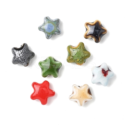 10Pcs Handmade Porcelain Beads PORC-YW0001-56-1
