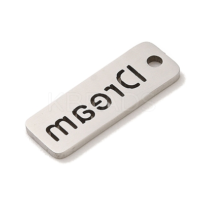 Non-Tarnish 201 Stainless Steel Pendants STAS-E217-39C-P-1