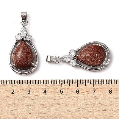 Synthetic Goldstone Pendants G-A095-02P-01-1