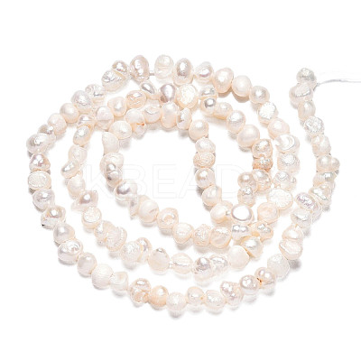 Natural Cultured Freshwater Pearl Beads Strands PEAR-N014-03B-1