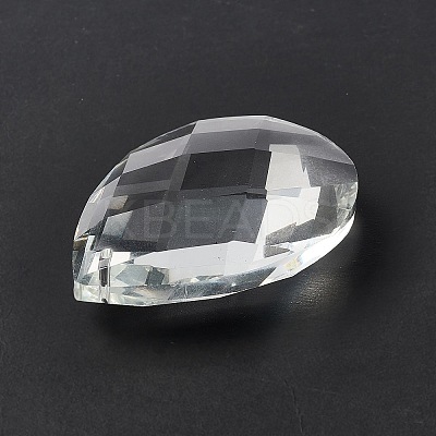 Transparent Glass Big Pendants GLAA-F118-12-1