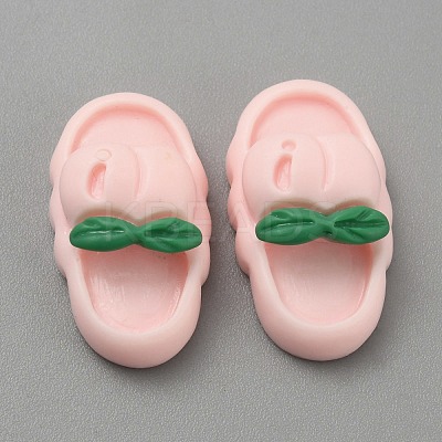 Opaque Resin Cabochons CRES-WH0010-051-1