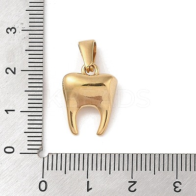 PVD Vacuum Plating 304 Stainless Steel Pendants X-STAS-R232-02G-1