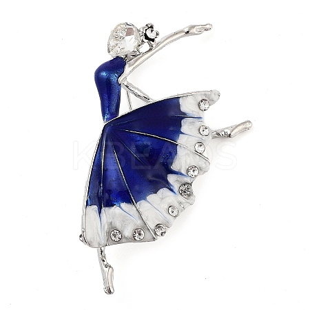 Zinc Alloy Crystal Rhinestone Brooches LS-JEWB-I031-08A-1