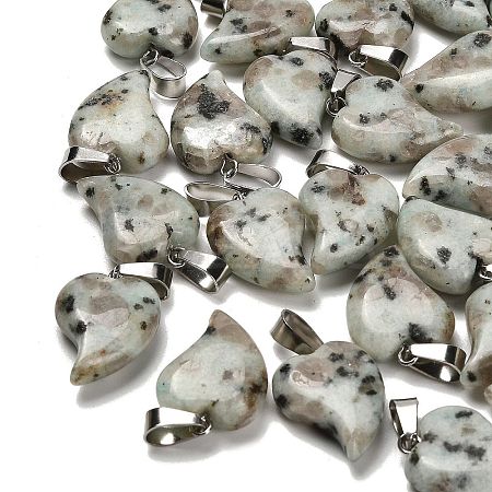 Natural Sesame Jasper Pendants G-B127-11P-11-1