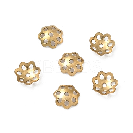 304 Stainless Steel Bead Caps STAS-P448-09J-G-1