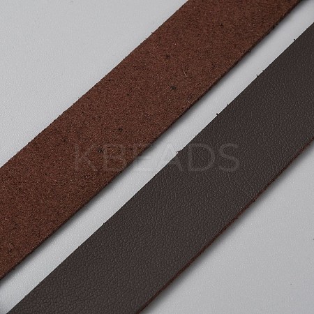 10M Flat Imitation Leather Cord LC-WH0003-08E-02-1