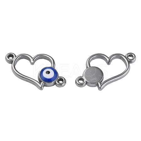 304 Stainless Steel Enamel Connector Charms STAS-N087-64-03P-1