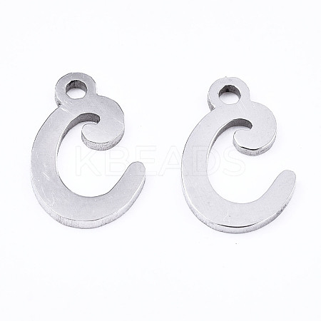 Non-Tarnish 201 Stainless Steel Charms X-STAS-T044-217P-C-1