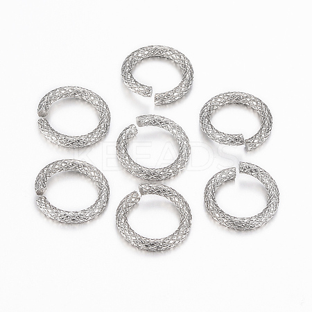Tarnish Resistant 304 Stainless Steel Open Jump Rings LS-STAS-K155-A-12P-1