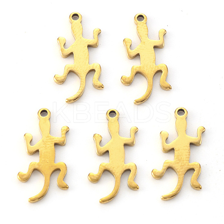 PVD Vacuum Plating 201 Stainless Steel Pendants STAS-N092-48G-1