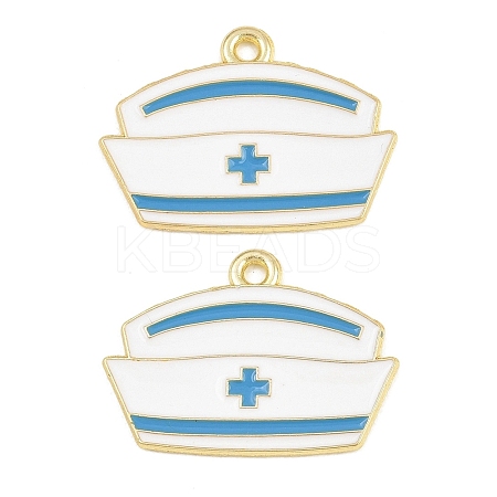 Medical Theme Alloy Enamel Pendants AL-CBA2919-03G-05A-1