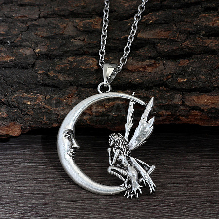 Tibetan Style Zinc Alloy Pendant Necklaces for Women FS-WGBD114-03-1