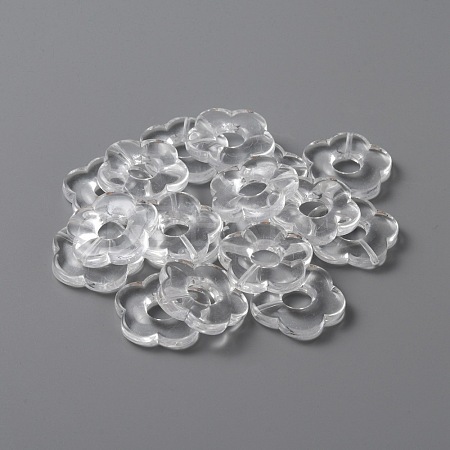 Acrylic Beads MACR-WH0007-26B-1
