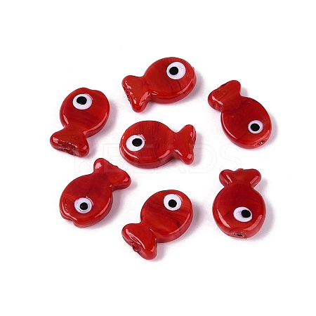Handmade Lampwork Beads LAMP-N039-01D-1