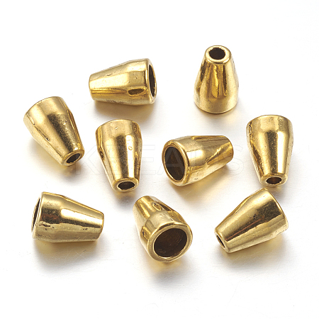 Tibetan Style Alloy Bead Cone LS-GLF10941Y-NF-1