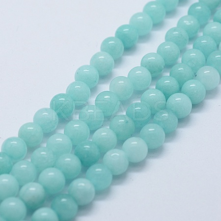 Natural & Dyed Jade Bead Strands G-P370-02-10mm-1