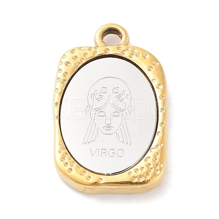 304 Stainless Steel Pendants STAS-F303-A06-1