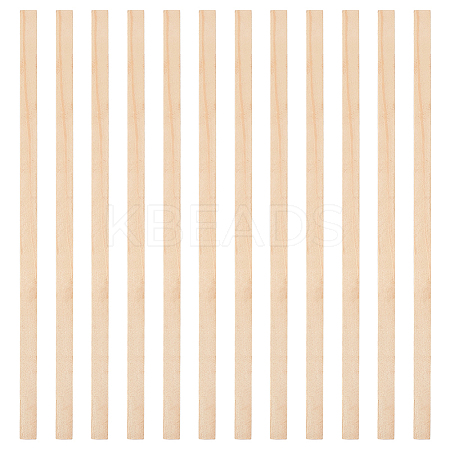 12Pcs Wood Craft Sticks AJEW-BC0010-05B-1