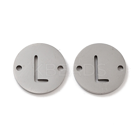 Non-Tarnish 201 Stainless Steel Hollow Flat Round Links FIND-R149-03L-P-1