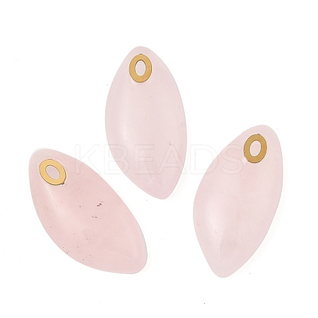 Natural Rose Quartz Pendants STAS-P380-80G-02-1