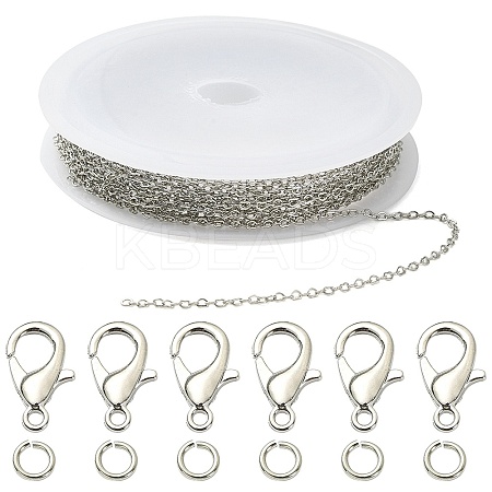DIY Chain Bracelet Necklace Making Kit DIY-YW0007-05P-1