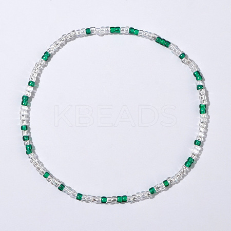 Summer & Bohemian Style Glass Seed Beaded Stretch Bracelets UR3861-2-1