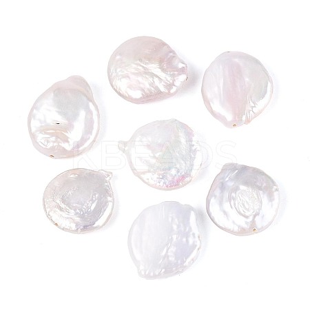 Baroque Natural Nucleated Pearl Keshi Pearl Beads PEAR-N020-L07-01-1