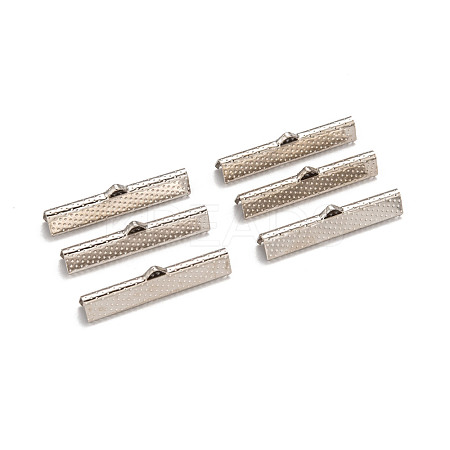 Iron Ribbon Crimp Ends E184Y-1
