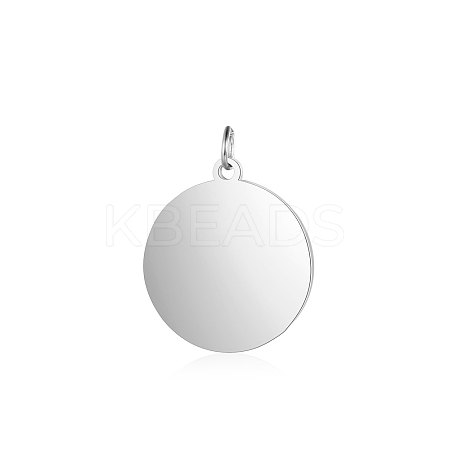 Anti-Tarnish 304 Stainless Steel Pendants STAS-I311-33D-P-1