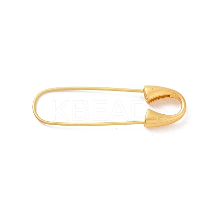 Brass Brooch Pin Findings KK-F840-01B-MG-1