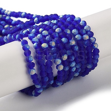 Imitation Jade Glass Beads Strands EGLA-YW0003-19A-05-1