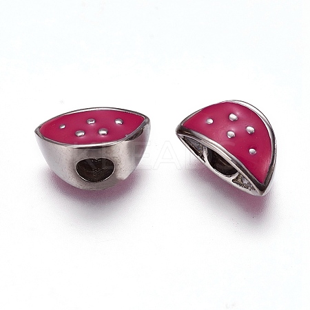304 Stainless Steel European Beads LS-STAS-J018-03P-01-1