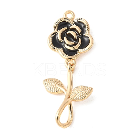 Brass Enamel Pendants KK-A253-01G-01-1