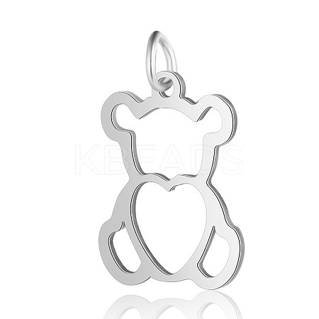 Non-Tarnish 304 Stainless Steel Pendants LS-A-STAS-S105-T584-1-1