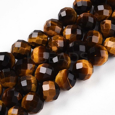 Natural Tiger Eye Beads Strands G-S345-6mm-22-1
