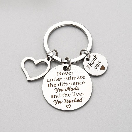 201 Stainless Steel Keychains KEYC-WH20005-022-1