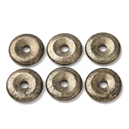 Natural Pyrite Pendants G-P469-16A-1
